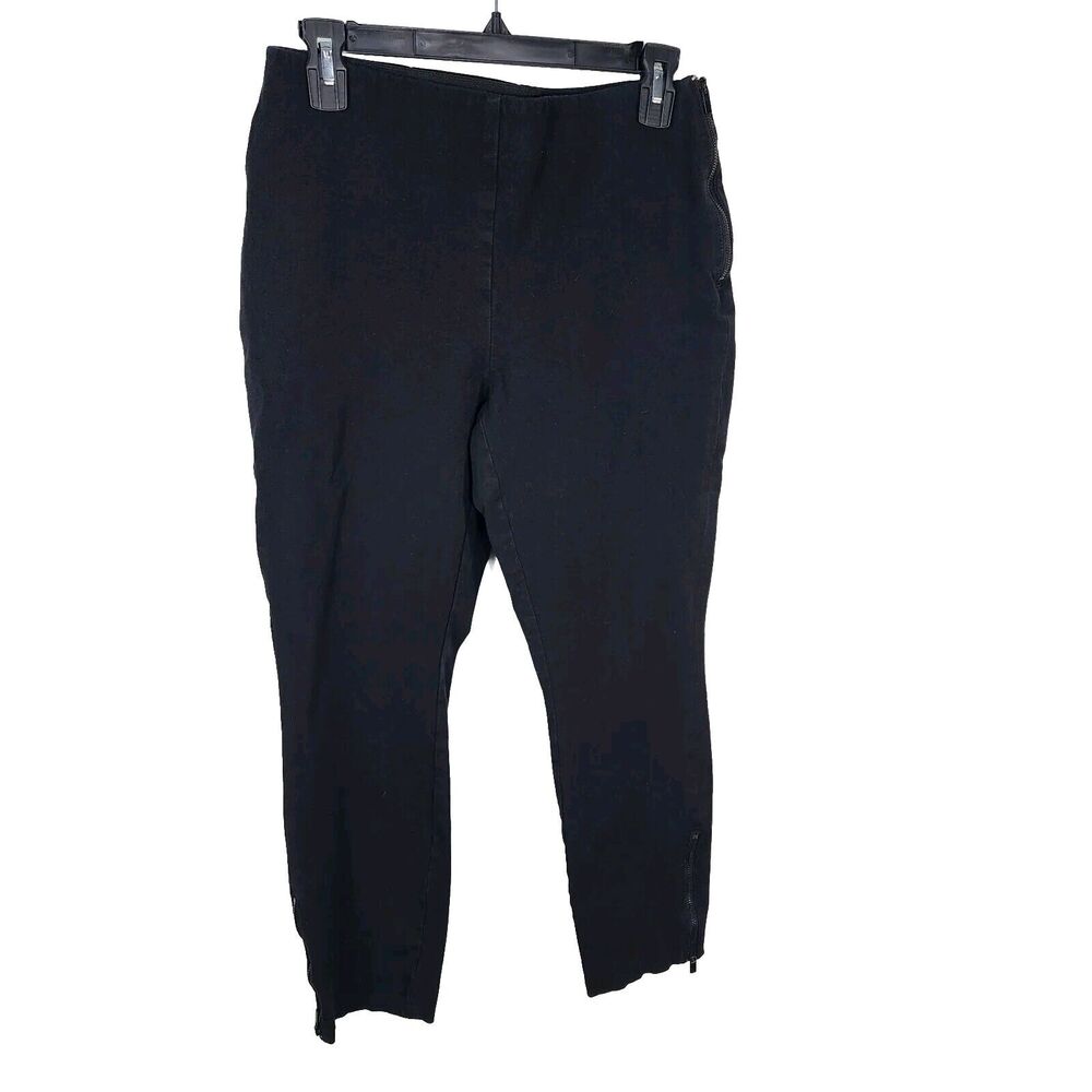 White House Black Market Womens Pants Size 10 The Skinny Ankle Side Zip Elastic
